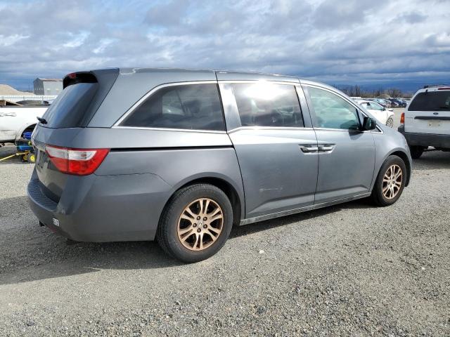 5FNRL5H41BB009538 - 2011 HONDA ODYSSEY EX GRAY photo 3