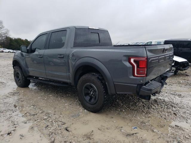 1FTFW1RG8JFD72912 - 2018 FORD F150 RAPTOR GRAY photo 2