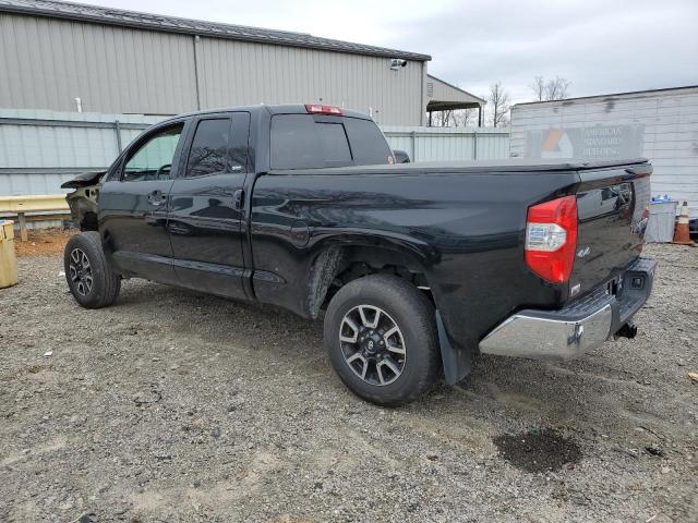 5TFUM5F1XKX080212 - 2019 TOYOTA TUNDRA DOUBLE CAB SR/SR5 BLACK photo 2