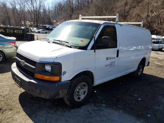 1GCGG25V171191216 - 2007 CHEVROLET EXPRESS G2 WHITE photo 1