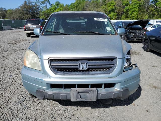 2HKYF18573H553968 - 2003 HONDA PILOT EXL SILVER photo 5