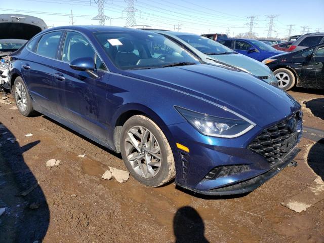 5NPEF4JA6LH035863 - 2020 HYUNDAI SONATA SEL BLUE photo 4