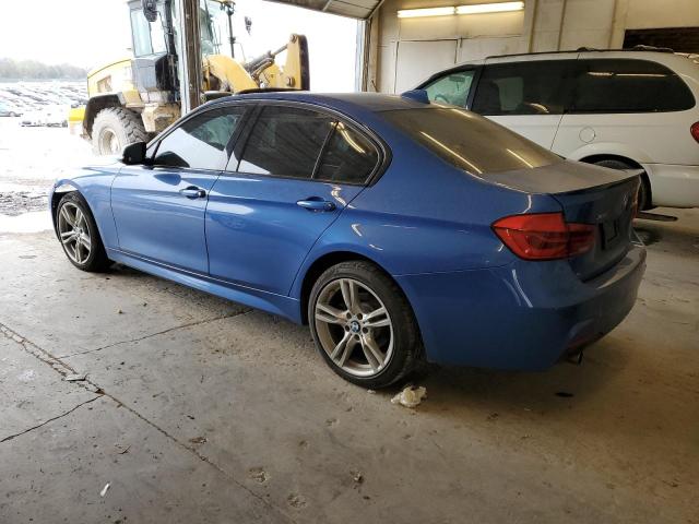 WBA8F1C59JK898325 - 2018 BMW 328 D XDRIVE BLUE photo 2