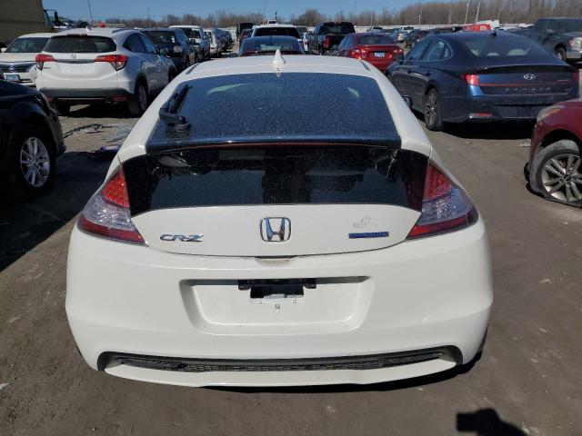 JHMZF1D40ES001779 - 2014 HONDA CR-Z WHITE photo 6