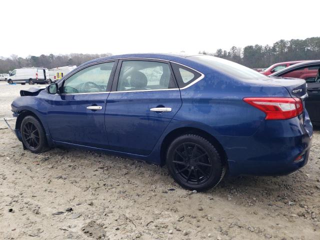 3N1AB7AP9JY316364 - 2018 NISSAN SENTRA S BLUE photo 2