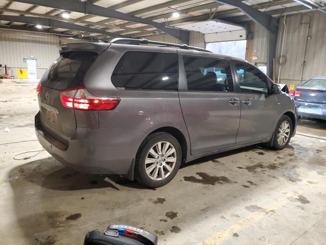 5TDDZ3DC7HS171740 - 2017 TOYOTA SIENNA XLE GRAY photo 3