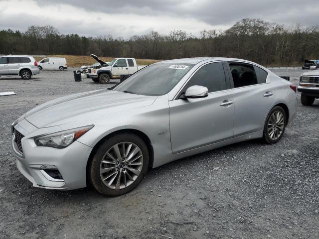 JN1EV7AP7JM353070 - 2018 INFINITI Q50 LUXE SILVER photo 1