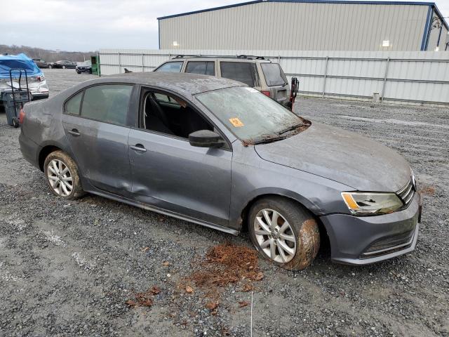 3VWD17AJ3FM275752 - 2015 VOLKSWAGEN JETTA SE GRAY photo 4