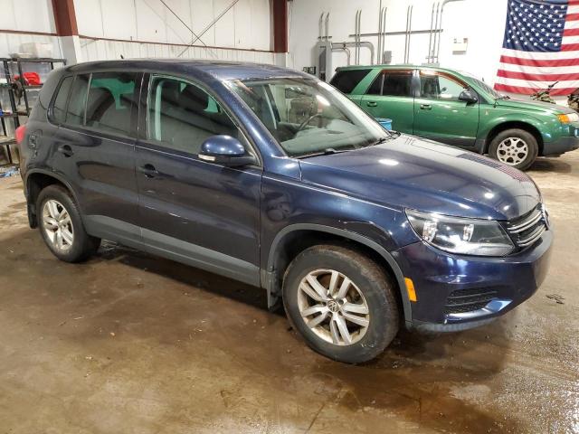 WVGAV3AX3DW575338 - 2013 VOLKSWAGEN TIGUAN S BLUE photo 4