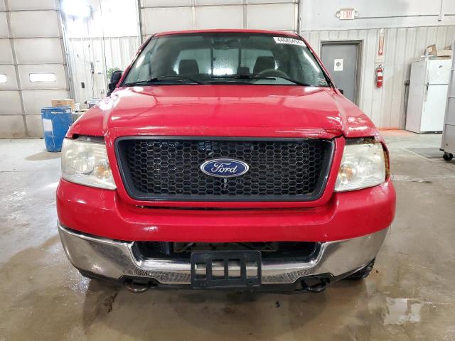 1FTPX14515NB35830 - 2005 FORD F150 RED photo 5