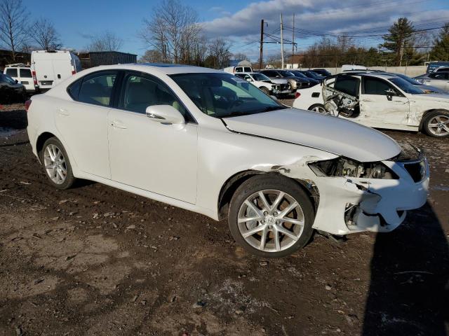 JTHCE5C22B5000353 - 2011 LEXUS IS 350 WHITE photo 4