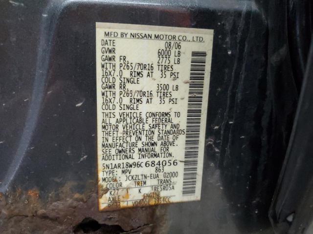 5N1AR18W96C684056 - 2006 NISSAN PATHFINDER LE 灰色 照片 13