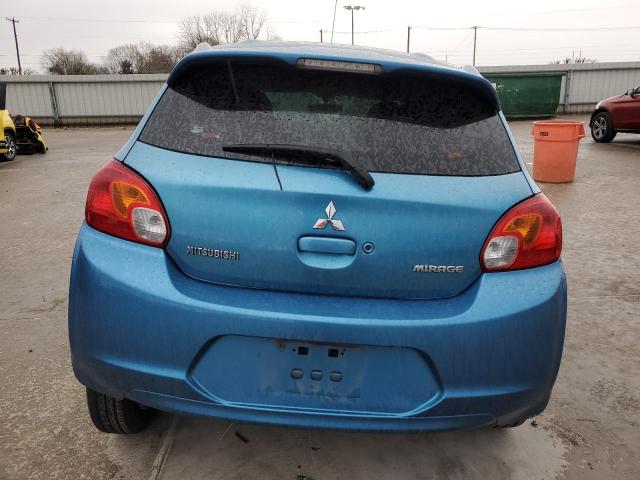 ML32A4HJ6EH025765 - 2014 MITSUBISHI MIRAGE ES BLUE photo 6