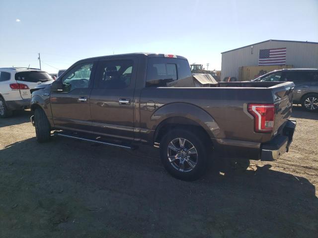 1FTEW1CF3FKD01644 - 2015 FORD F150 SUPERCREW BROWN photo 2