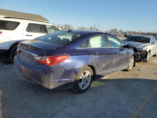 5NPEB4AC7DH639615 - 2013 HYUNDAI SONATA GLS BLUE photo 3