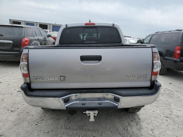 5TFJU4GN9FX082411 - 2015 TOYOTA TACOMA DOUBLE CAB PRERUNNER SILVER photo 6