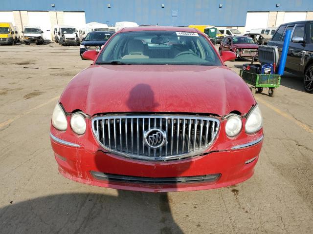 2G4WC582X81345312 - 2008 BUICK LACROSSE CX RED photo 5