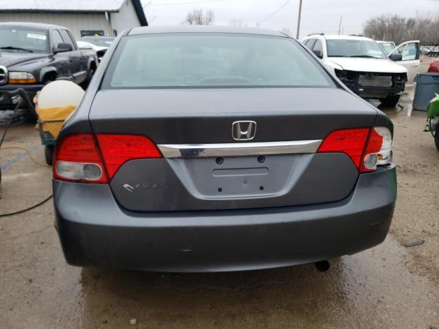 19XFA16919E032317 - 2009 HONDA CIVIC EXL GRAY photo 6