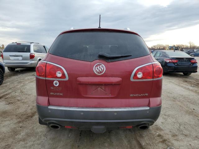 5GAKRCED4CJ340960 - 2012 BUICK ENCLAVE RED photo 6