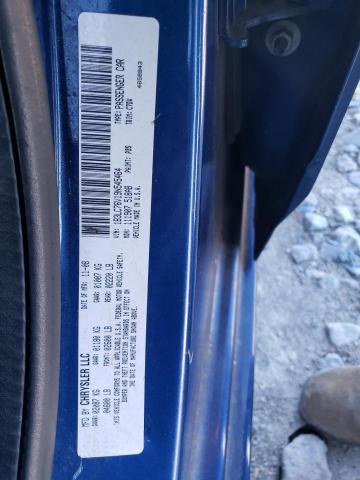 1B3LC76V19N545464 - 2009 DODGE AVENGER R/T BLUE photo 12