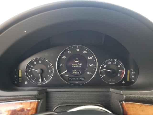 WDBUH82J64X125465 - 2004 MERCEDES-BENZ E 320 4MATIC BLACK photo 9