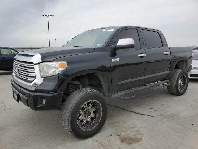 5TFAW5F12EX372244 - 2014 TOYOTA TUNDRA CREWMAX PLATINUM BLACK photo 1