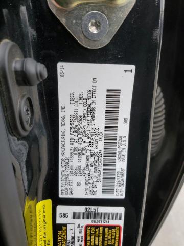 5TFAW5F12EX372244 - 2014 TOYOTA TUNDRA CREWMAX PLATINUM Schwarz Foto 12