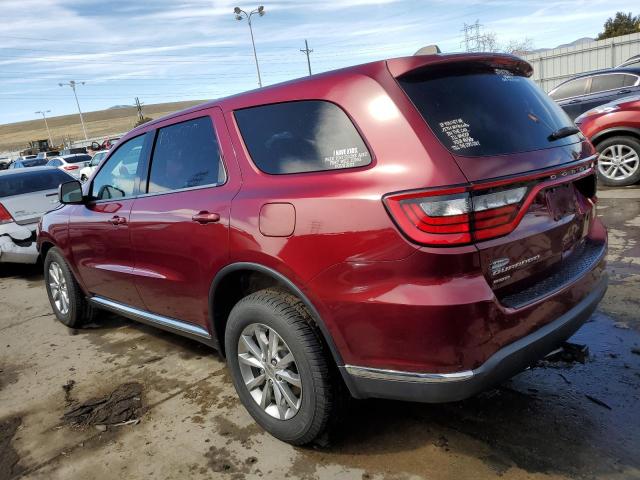 1C4RDJAG2HC651279 - 2017 DODGE DURANGO SXT RED photo 2