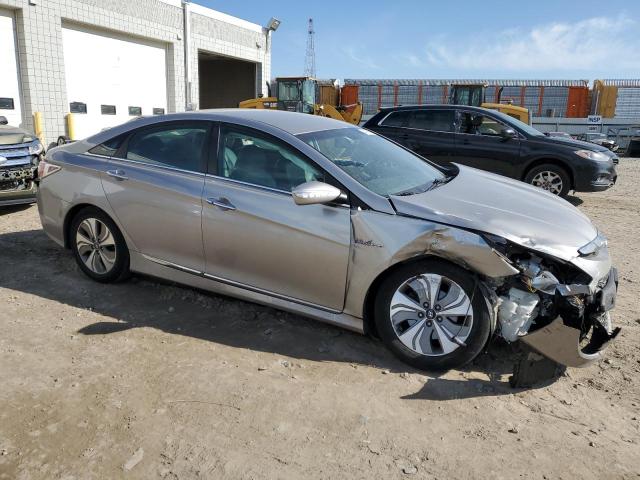 KMHEC4A44DA084051 - 2013 HYUNDAI SONATA HYBRID SILVER photo 4