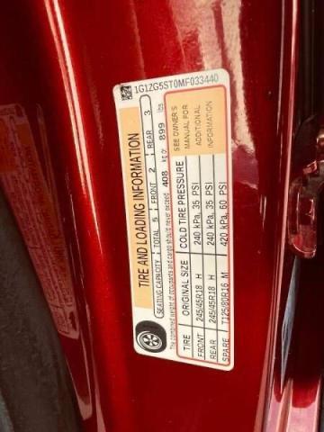 1G1ZG5ST0MF033440 - 2021 CHEVROLET MALIBU RS BURGUNDY photo 10