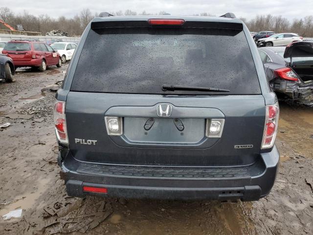 2HKYF185X6H527739 - 2006 HONDA PILOT EX GRAY photo 6