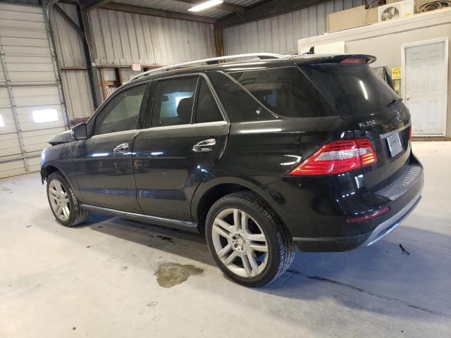 4JGDA5HB6FA555387 - 2015 MERCEDES-BENZ ML 350 4MATIC BLACK photo 2