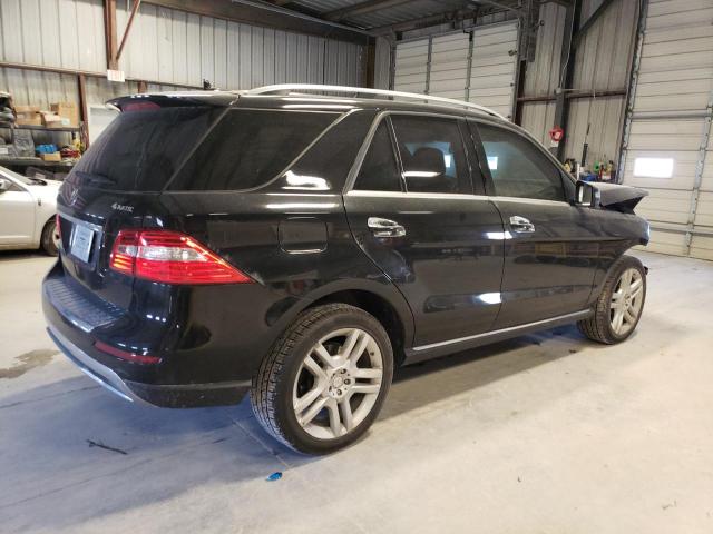 4JGDA5HB6FA555387 - 2015 MERCEDES-BENZ ML 350 4MATIC BLACK photo 3