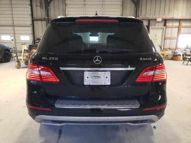 4JGDA5HB6FA555387 - 2015 MERCEDES-BENZ ML 350 4MATIC BLACK photo 6