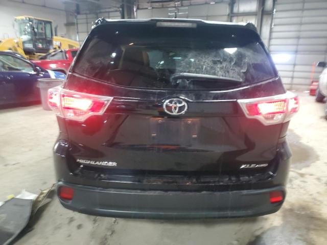 5TDJKRFH0FS088540 - 2015 TOYOTA HIGHLANDER XLE BLACK photo 6