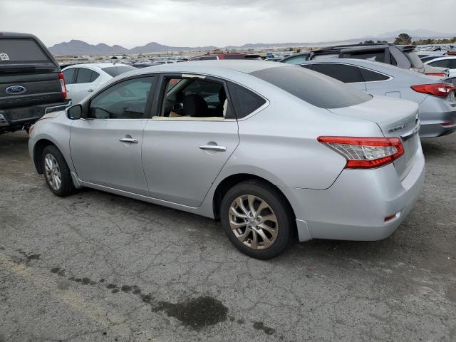 3N1AB7AP9EL690170 - 2014 NISSAN SENTRA S SILVER photo 2