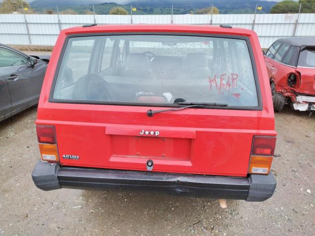 1J4FT28S3RL103096 - 1994 JEEP CHEROKEE SE RED photo 6