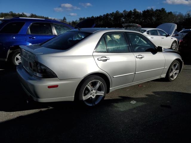 JTHBD192940085383 - 2004 LEXUS IS 300 SILVER photo 3