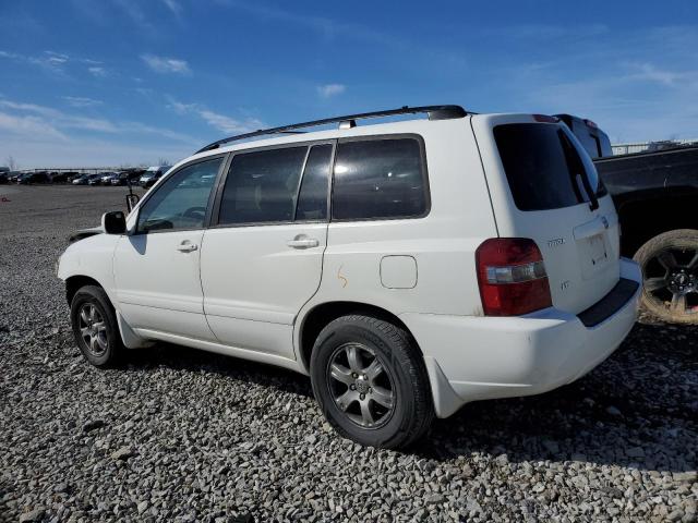 JTEDP21A360108889 - 2006 TOYOTA HIGHLANDER LIMITED WHITE photo 2