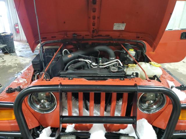 1J4FA39S85P306093 - 2005 JEEP WRANGLER X ORANGE photo 11