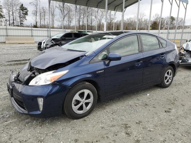 JTDKN3DUXD1686069 - 2013 TOYOTA PRIUS BLUE photo 1