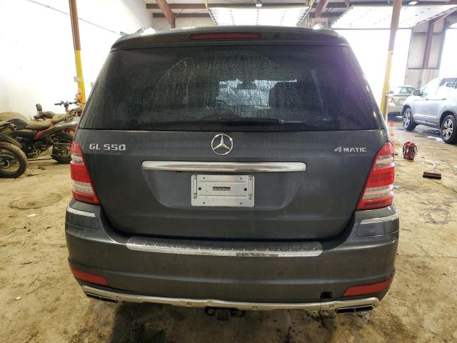 4JGBF8GE0CA771186 - 2012 MERCEDES-BENZ GL 550 4MATIC GRAY photo 6