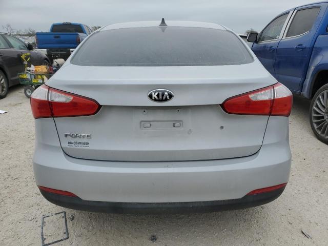 KNAFK4A69E5154504 - 2014 KIA FORTE LX SILVER photo 6