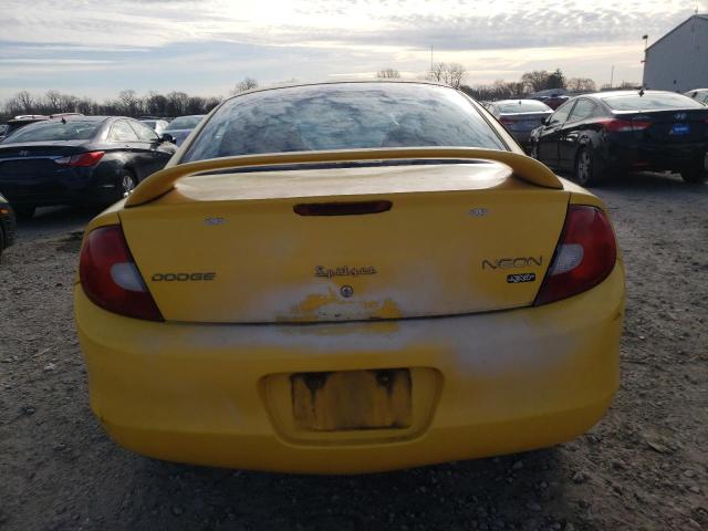 1B3ES56C52D592524 - 2002 DODGE NEON ES YELLOW photo 6