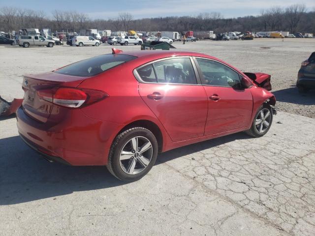 3KPFL4A78JE241009 - 2018 KIA FORTE LX RED photo 3