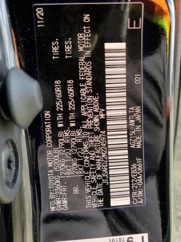 JTJSARDZ2M2245974 - 2021 LEXUS NX 300 BASE Qara foto 14