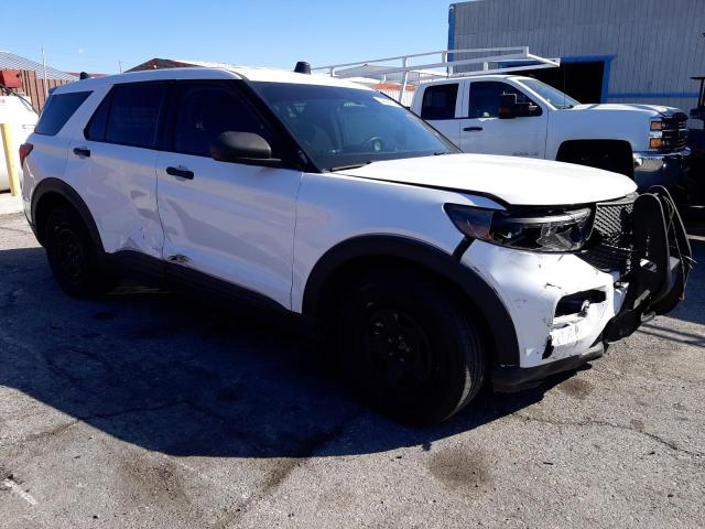 1FM5K8AB3LGA97362 - 2020 FORD EXPLORER POLICE INTERCEPTOR WHITE photo 4