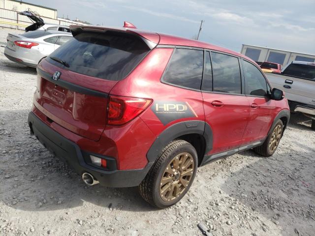 5FNYF7H5XNB002969 - 2022 HONDA PASSPORT EXL RED photo 3