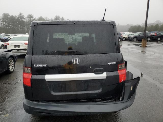 5J6YH2H73AL007026 - 2010 HONDA ELEMENT EX BLACK photo 6