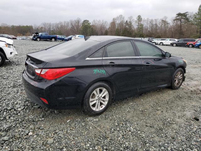 5NPEB4AC7EH869740 - 2014 HYUNDAI SONATA GLS BLACK photo 3